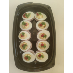 Hapjes Gevulde Eieren ( per 10 stuks ) 2 dagen vooraf bestellen graag