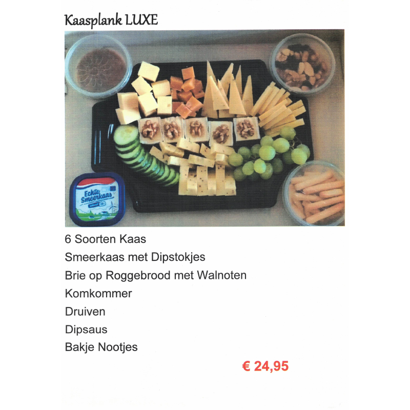 Kaas Plankje Luxe