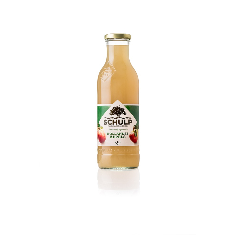 Schulp, Appelsap 100 % Sap. Fles 75 CL