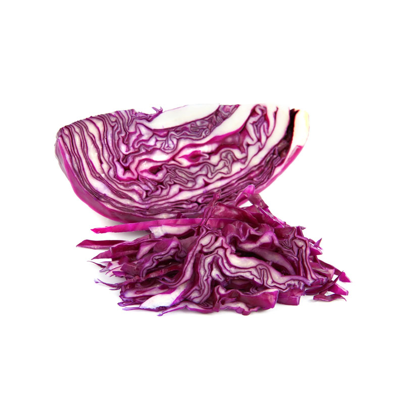 Rode Kool Gesneden. Zak 500 Gram