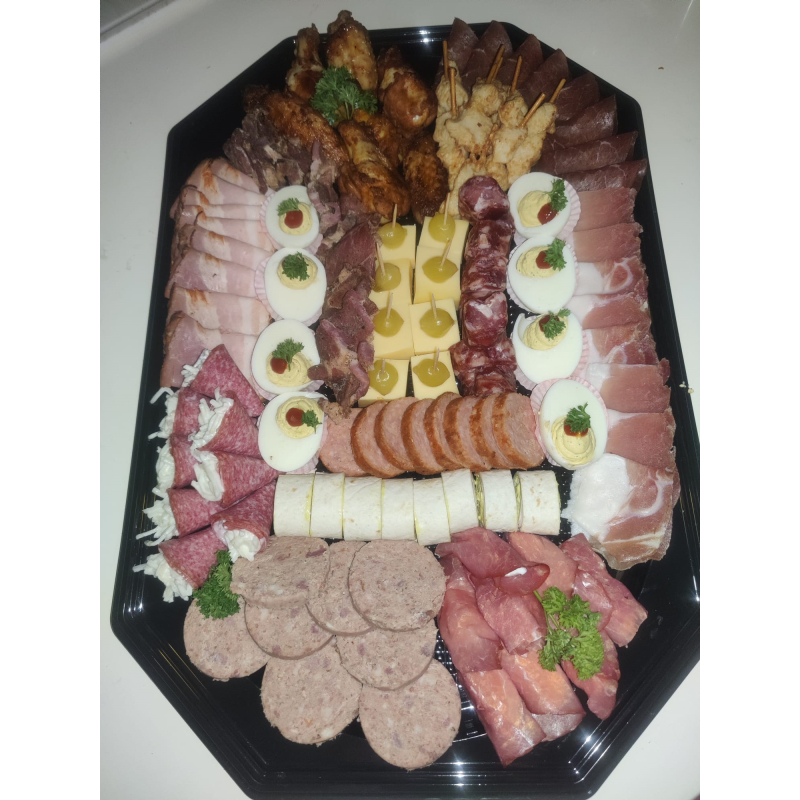 Hapjesschaal " op " Erica" LUXE 112 hapjes ( 2 dagen vooraf bestellen graag )