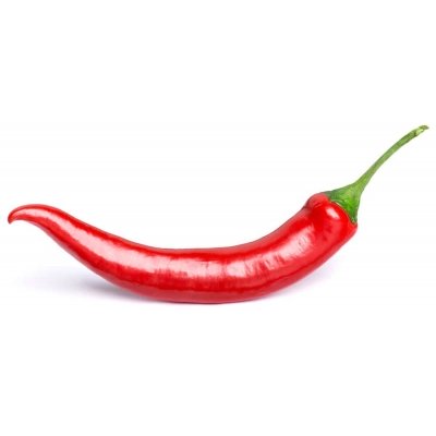 Rode Peper. Prijs per 250 Gram