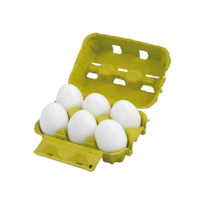 Eieren, wit. Doosje 6 stuks Eieren, wit. Doosje 6 stuks