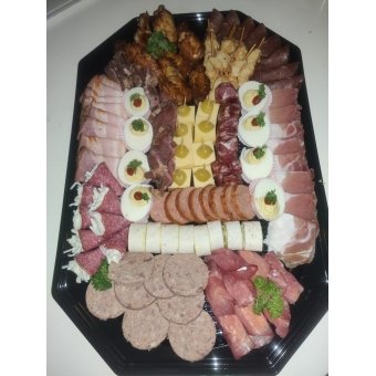 Hapjesschaal " op " Erica" LUXE 182 hapjes ( 2 dagen vooraf bestellen graag ) Hapjesschaal " op " Erica" LUXE 182 hapjes ( 2 dagen vooraf bestellen graag )