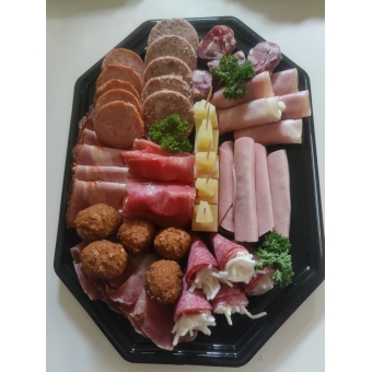 Hapjesschaal Luxe 55 hapjes ( 2 dagen vooraf bestellen graag )