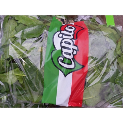 Spinazie. Prijs per zak 450 Gram