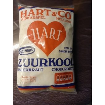 Zuurkool, Verpakt circa 500 Gram